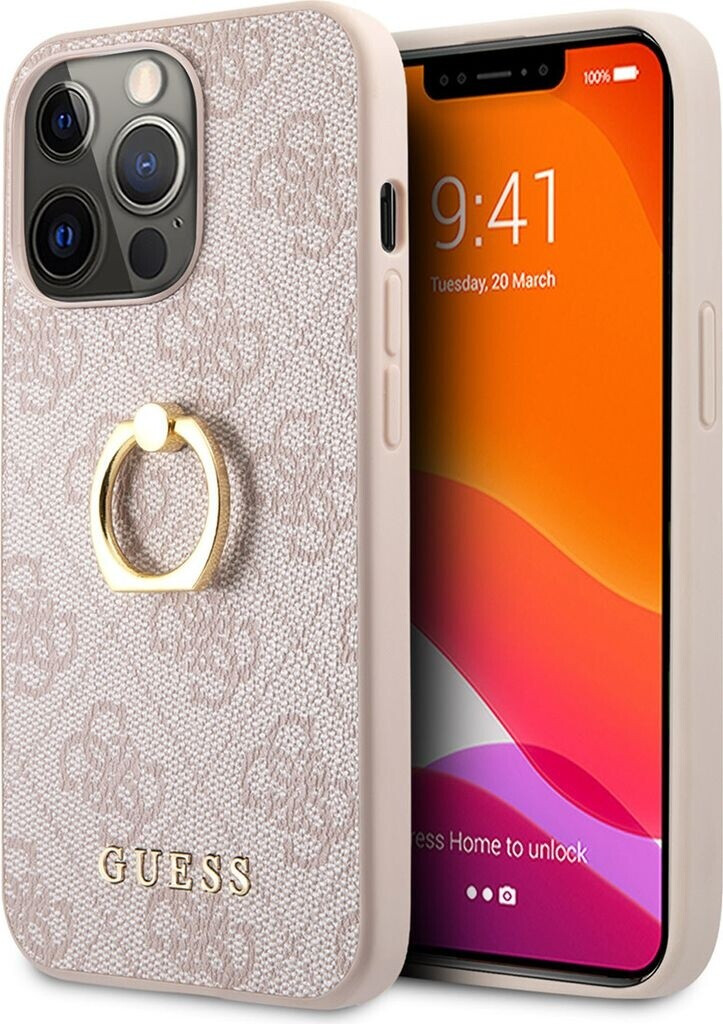 Guess PU 4G Ring Back Cover (iPhone 13 Pro)