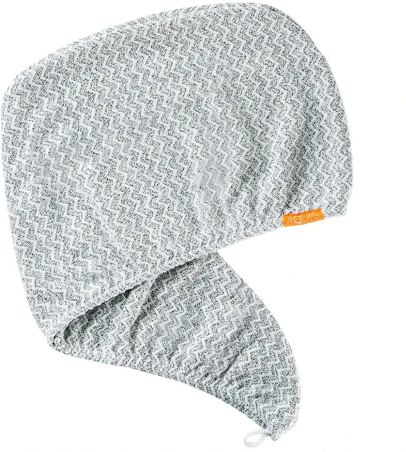 AQUIS Rapid Dry Lisse Hair Turban - Chevron