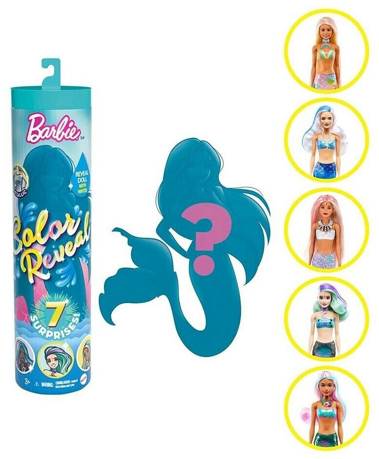 Barbie Color Reveal Mermaids sorted