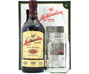 Matusalem Gran Reserva 15 40% 0,7l mit Trinkglas