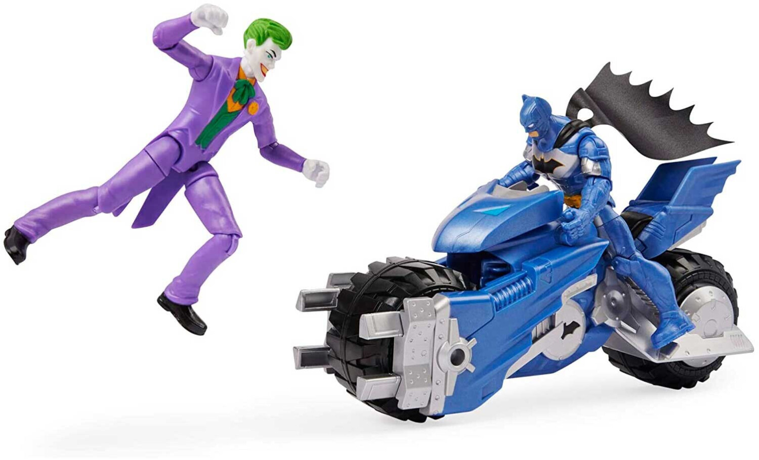 Bizak DC Batman - The Caped Crusader - Batcycle The Joker vs Batman