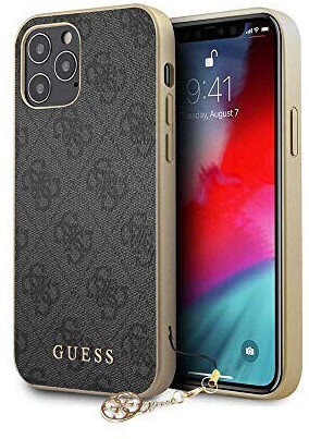 Guess 4G Charms Back Cover (iPhone 12 Pro Max) Grey
