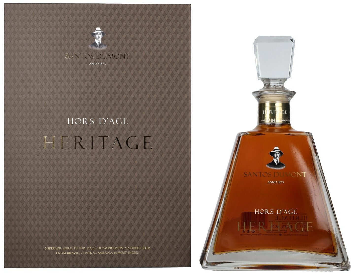 Santos Dumont HERITAGE Hors d‘Age 0,7l 43,8%