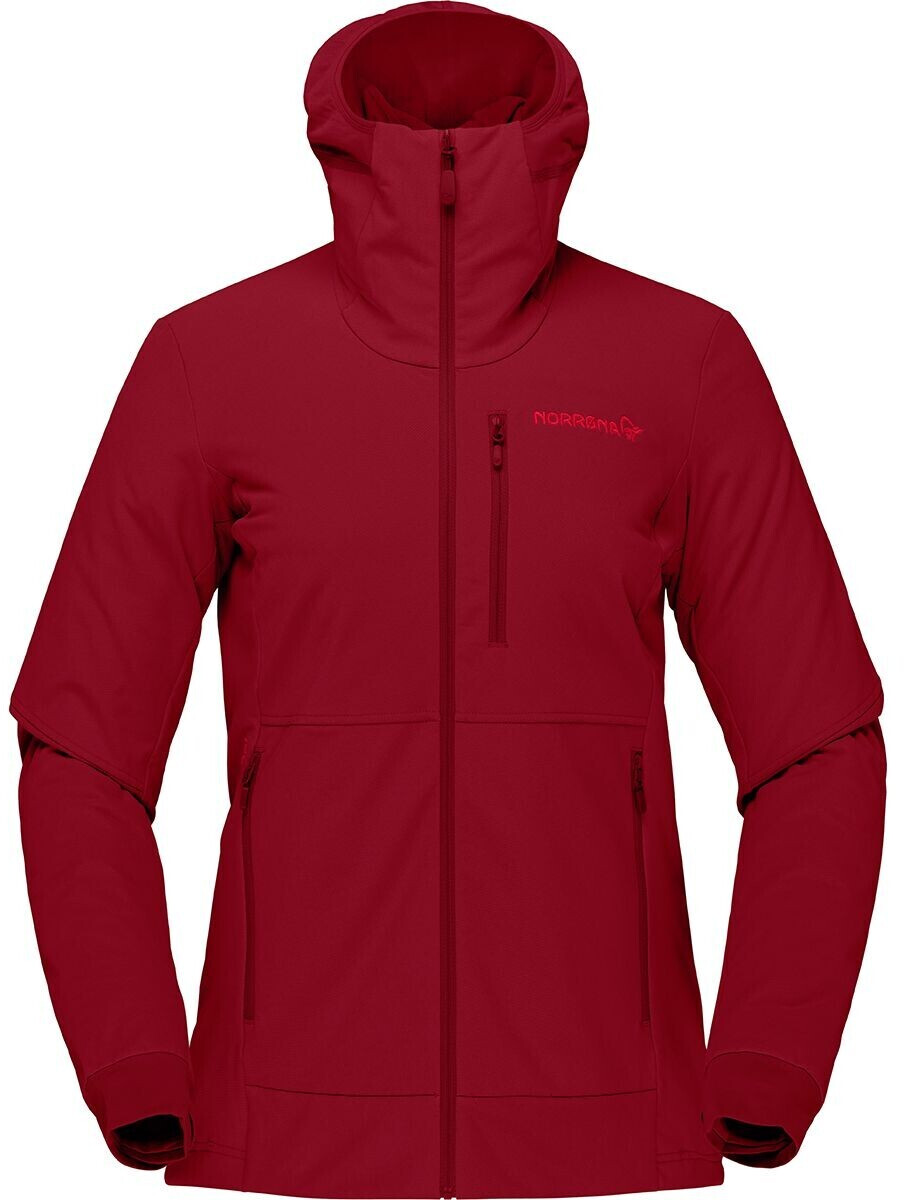 Norrøna Women Lofoten Hiloflex200 Hood Jacket rhubarb