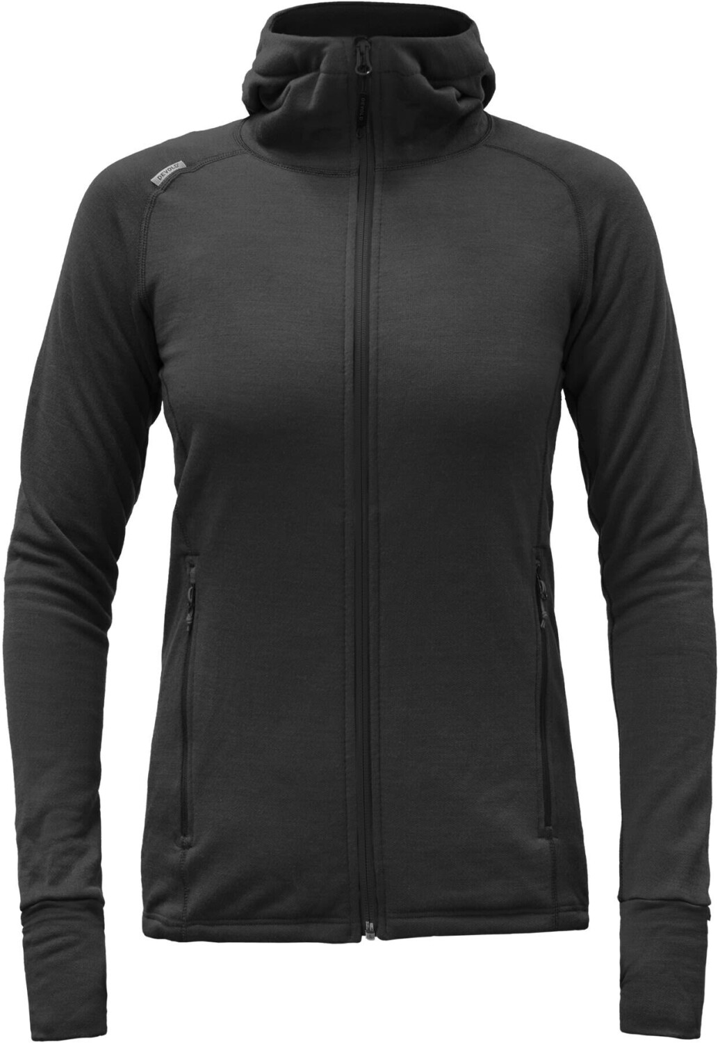 Devold Nibba Merino JKT Hood Wmn (GO 264 470) black