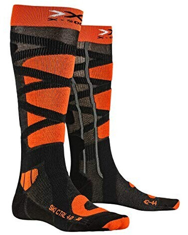 X-Bionic Chaussettes Ski Control 4.0 Women anthracite/orange