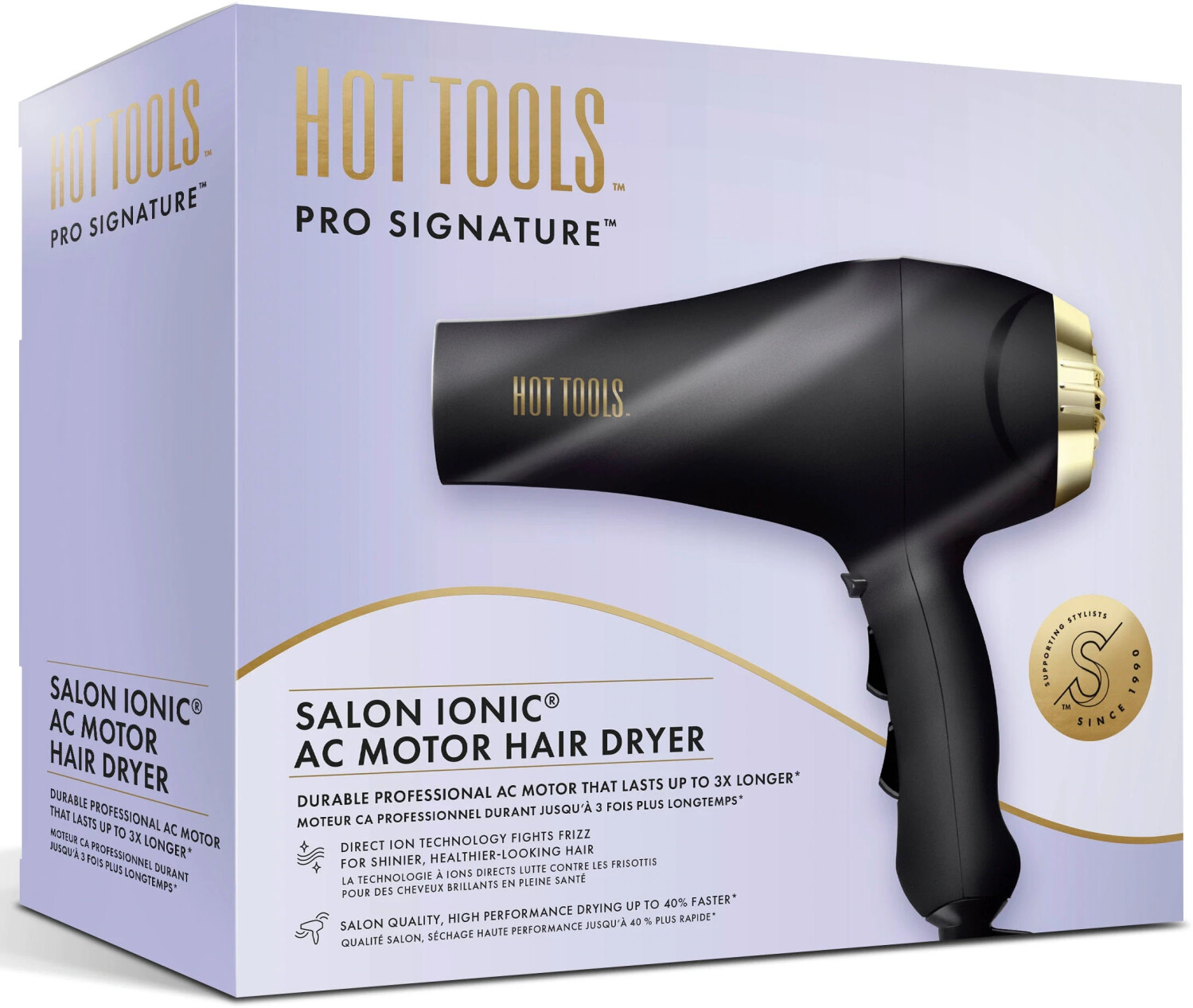 Hot Tools Pro Signature Salon Ionic black/gold (HTDR5581UKE) ab 62,99 € |  Preisvergleich bei