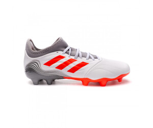 adidas COPA 20.4 Firm Ground Soccer Cleats | White-Green | stripe 3 adidas