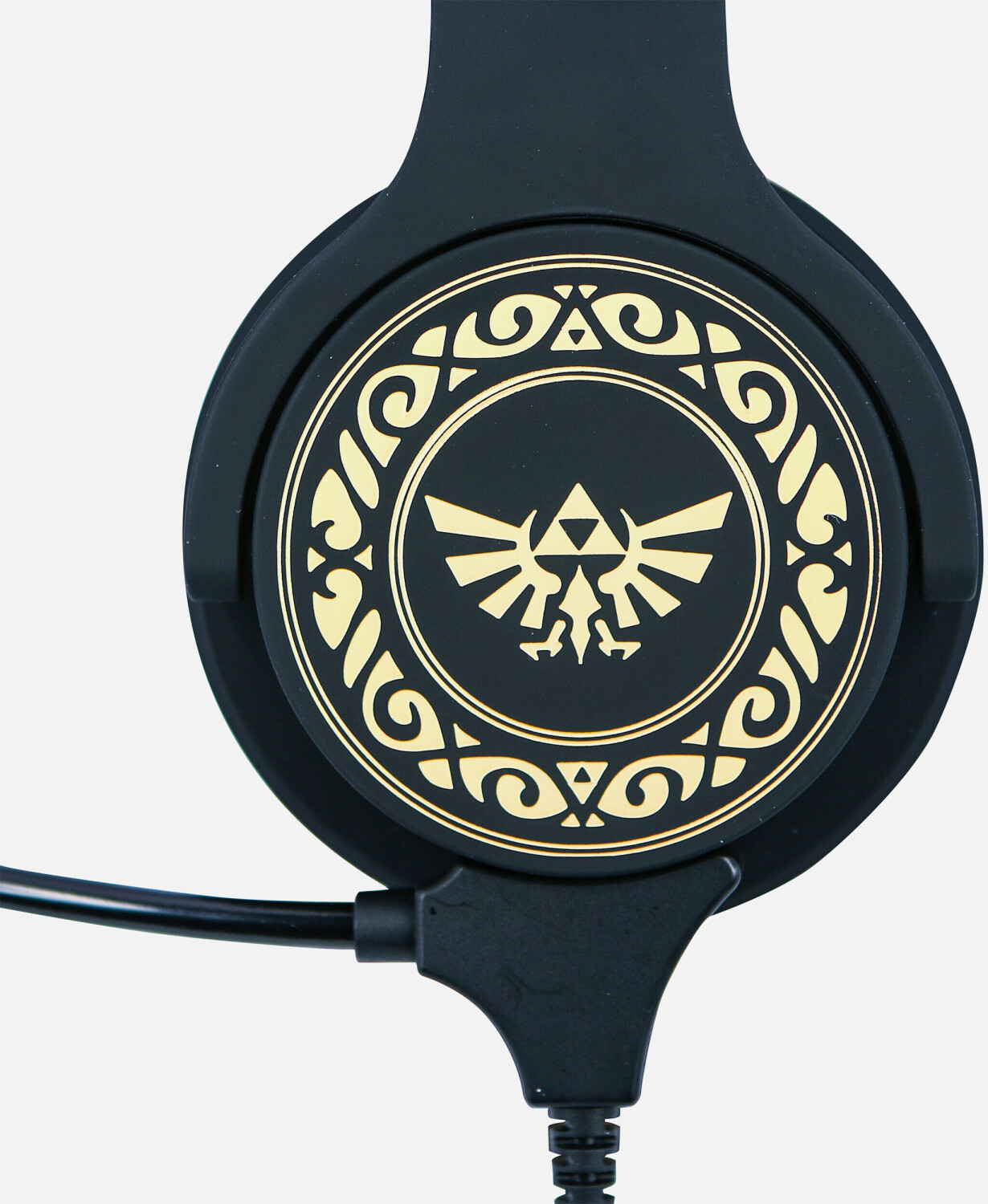 OTL Zelda Crest Black and Gold Kids Interactive Headphones au