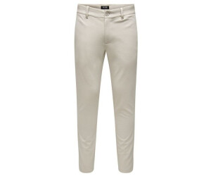 Only & Sons ONSMARK CHECK HY - Pantaloni - olive night/oliva