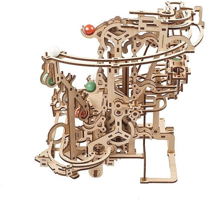 Puzzles 3D Mechanical Gear, Puzzle en bois pour adultes Kit d’ingénierie  Wood Marble Run, Kit de construction de modèles Adult Crafts Hobbies  Cadeaux