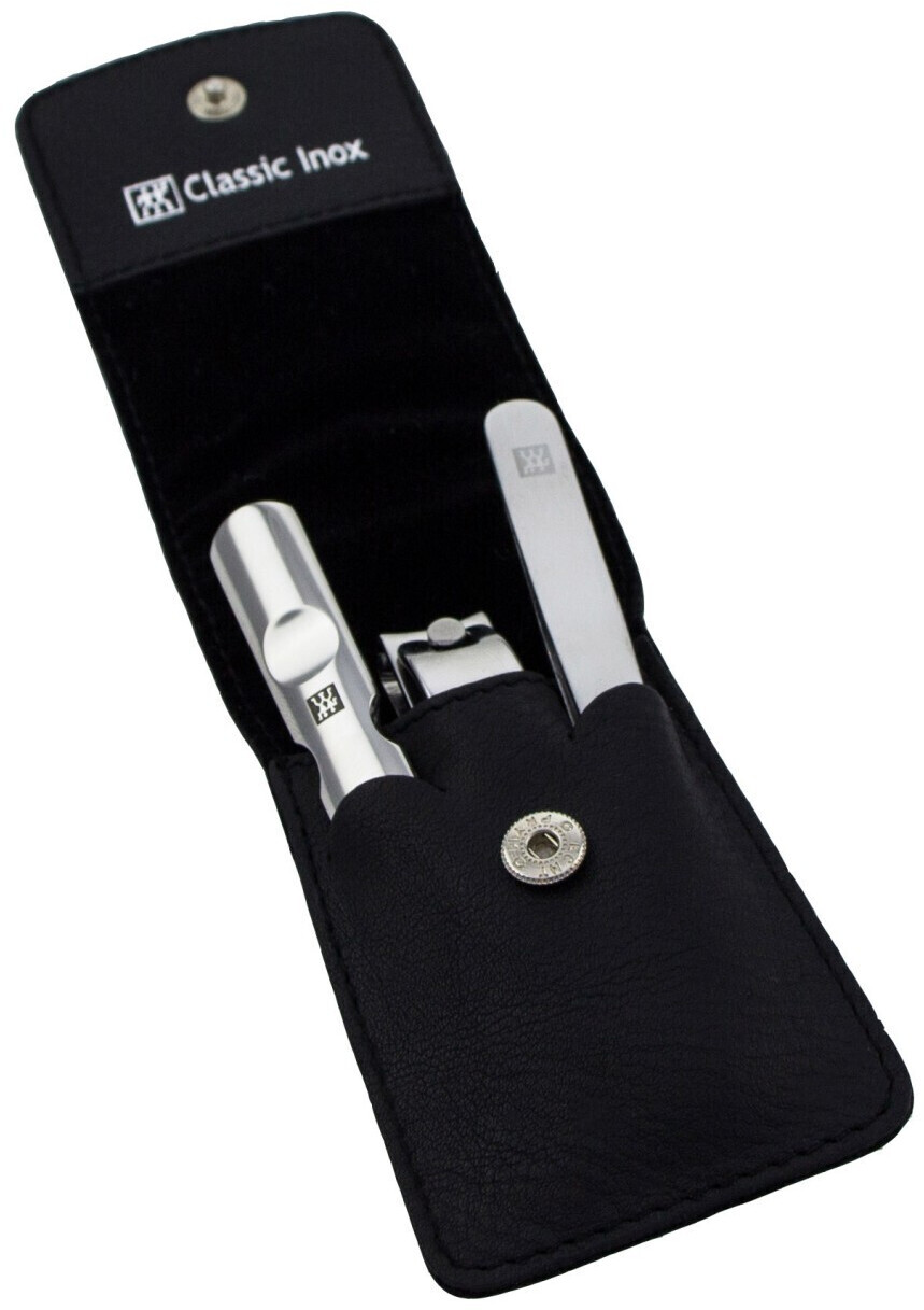 ZWILLING Classic Inox Taschen-Etui Leder schwarz 97536100 (3-tlg.) ab 49,50  € | Preisvergleich bei