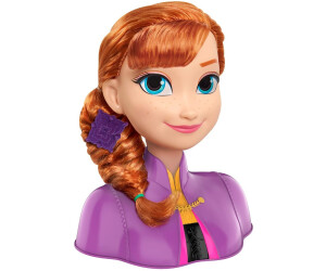 Disney frozen - tête à coiffer princesse elsa - la reine des