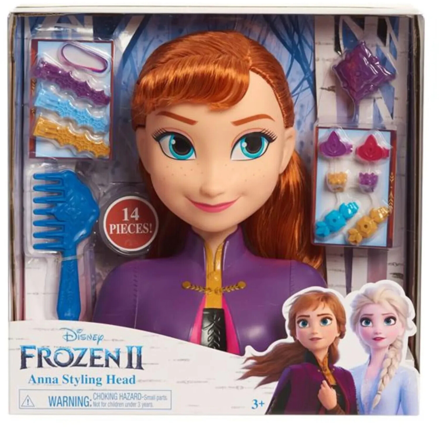 Grandi Giochi Disney La Reine des neiges 2 - Tête à coiffer Anna