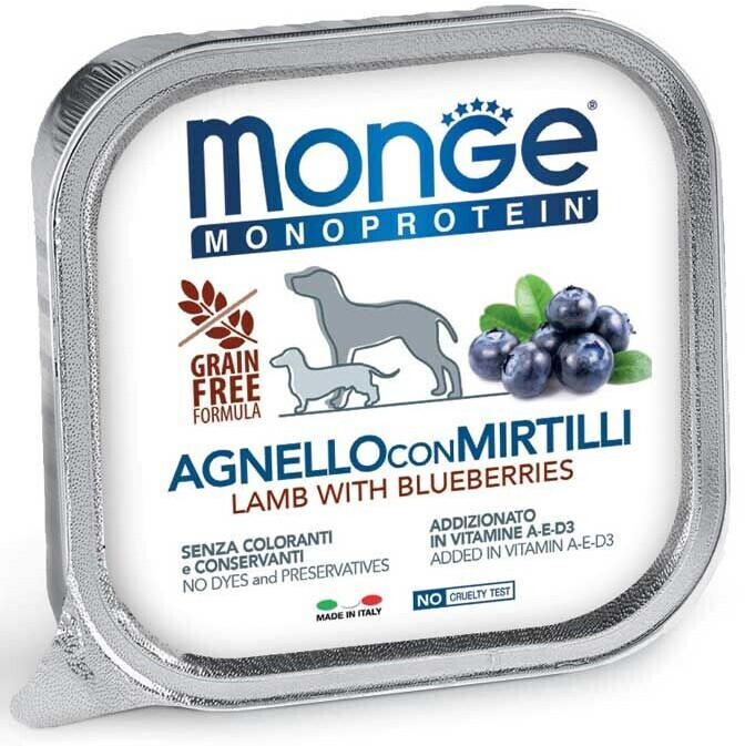 Image of Monge Agnello & Mirtilli Special Fruits 150 gr