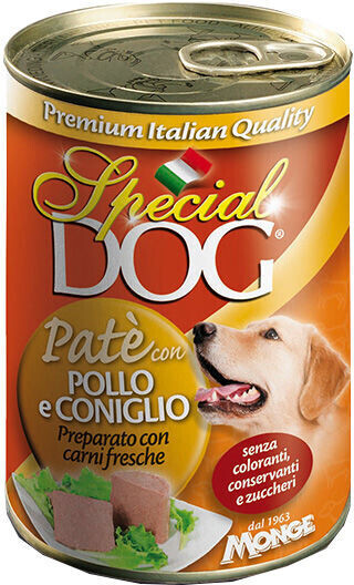 Monge Patè Chicken & Rabbit Special Dog Gialla 400 gr