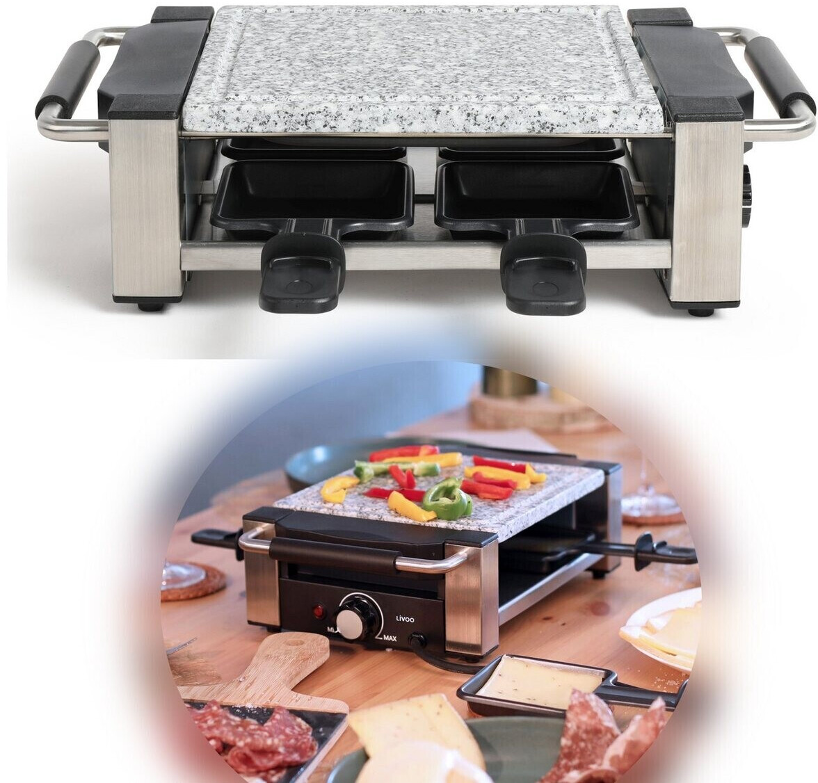 Raclette grill 4 persone DOC261