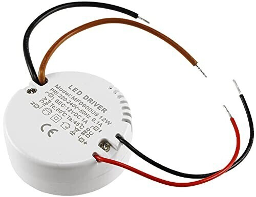 Mini LED Trafo 12V DC 0,5 - 12W IP20 UP Dose Schalterdose, 10