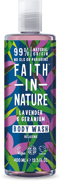 Photos - Shower Gel Faith in Nature Lavender & Geranium Body Wash 400ml 