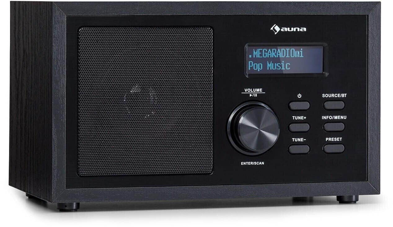 Auna Radio DAB+/FM d'ambiance noir
