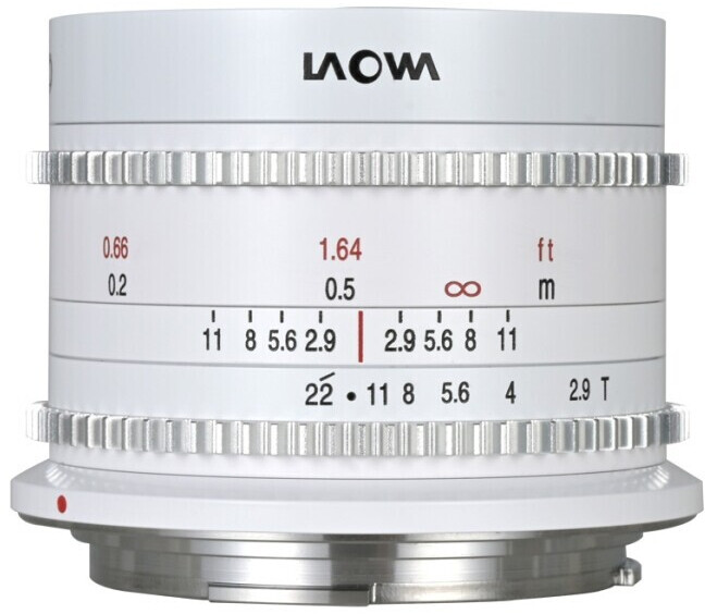 LAOWA 9mm T2.9 Zero-D Cine Canon RF White