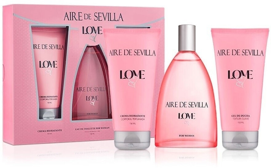 Instituto Español Aire de Sevilla Love (EdT 150 ml + BL 150 ml + SG 150 ml)