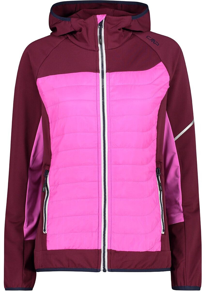 CMP Women's Unlimitech Color Block Hybrid Hooded Jacket