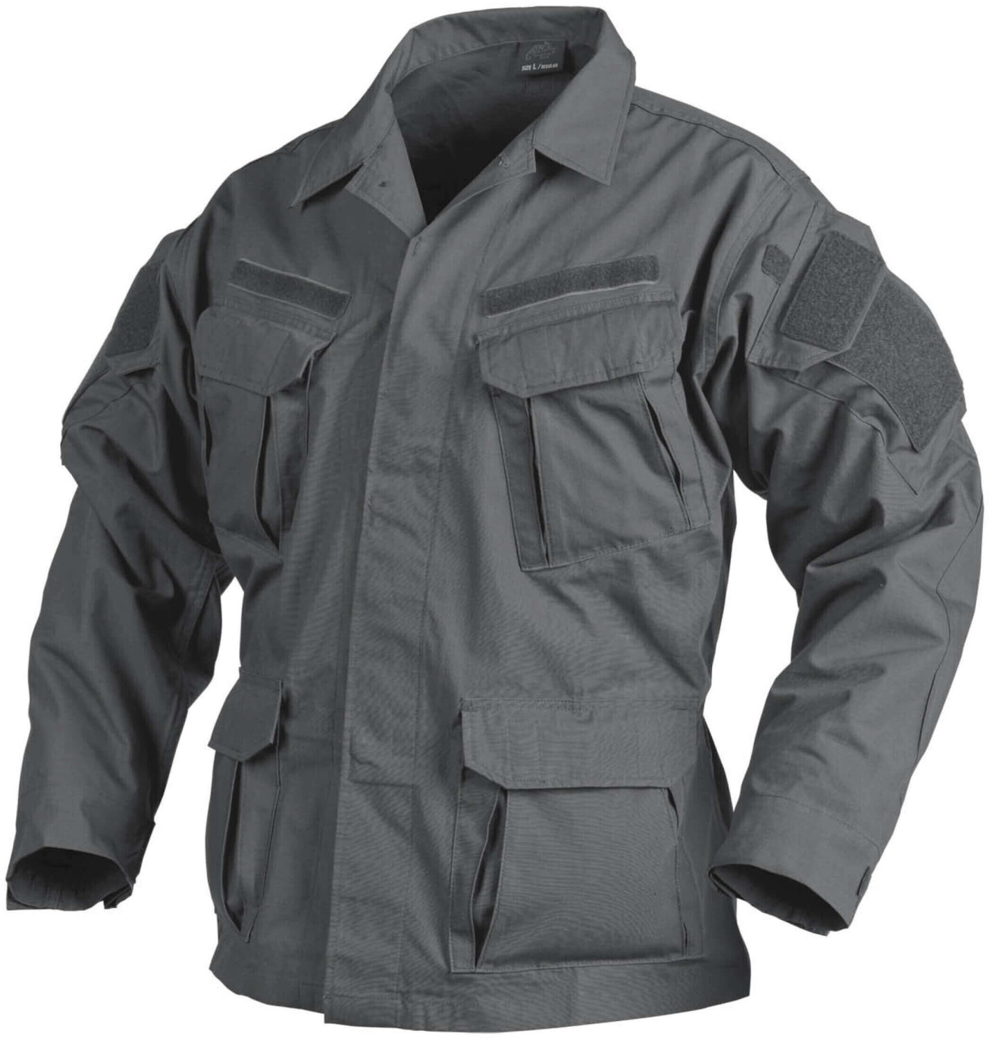 Helikon CPU Hemd Polycotton Ripstop - Taktisches Shirt Mit 6 Taschen Schwarz