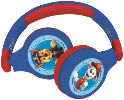 LEXIBOOK Paw Patrol 2-in-1 Auriculares Bluetooth para niños con micrófono  incorporado 