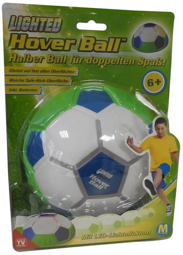 Hoverball Indoor Fussball LED Beleuchtung Schwarz/Weiss