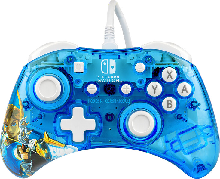 PDP Nintendo Switch Rock Candy Wired Controller The Legend of Zelda: Breath of the Wild - Berry Brave Link