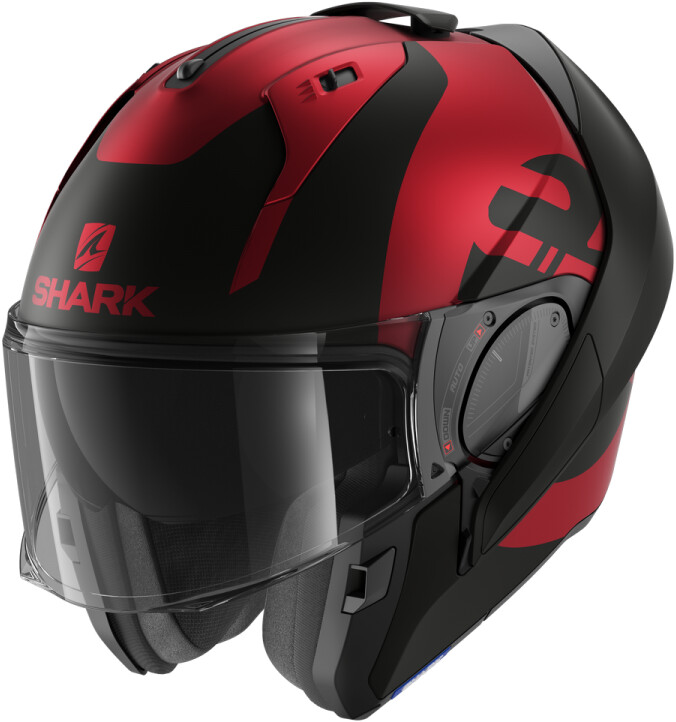 Casco moto Shark Modular EVO-ES K-ROZEN Negro Mate