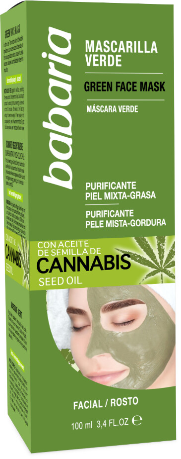 Babaria Green Face Mask (100 ml)