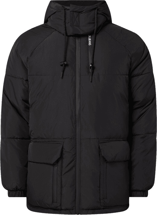 Calvin Klein Blocking Hooded Short Puffer (J30J318679) black