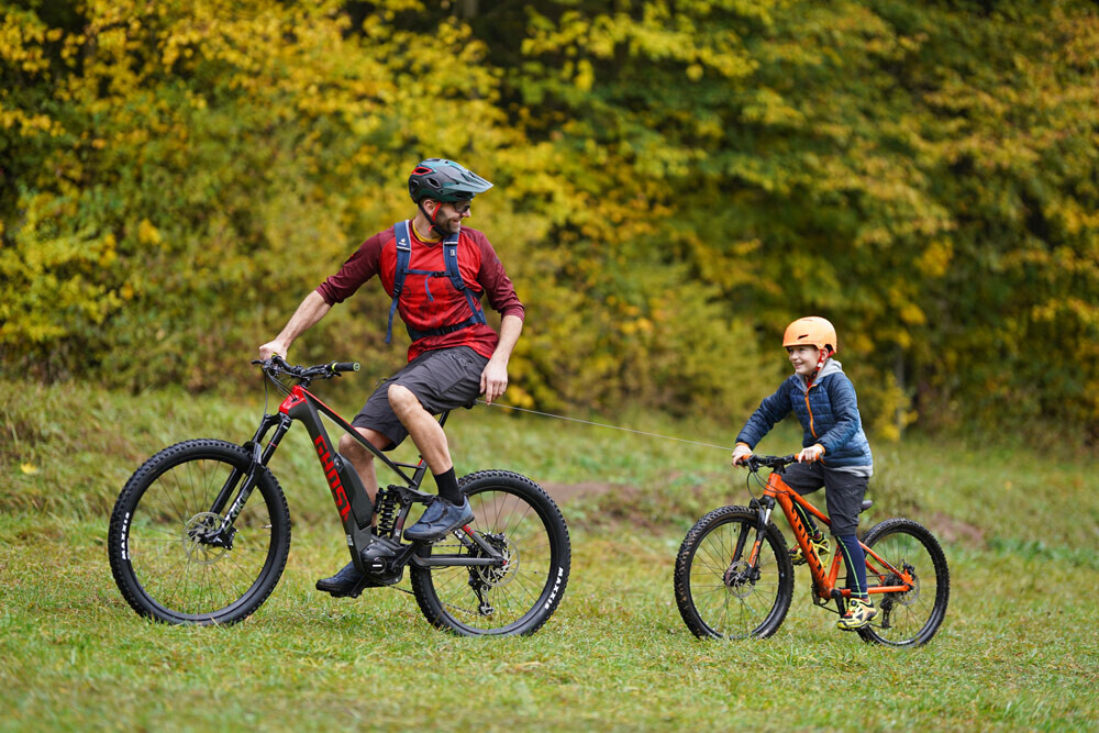 Kommit Bike Zugsystem für Kinder und Erwachsene - Sekundenschnelle