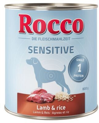 Rocco Sensitive agneau & riz (12x800 g)