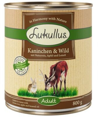 Lukullus Lapin et gibier (24x800 g)