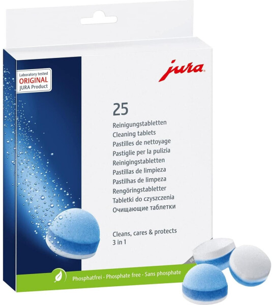 Jura 3-Phasen-Reinigungstabletten 25er Dose (24190), Bild 8