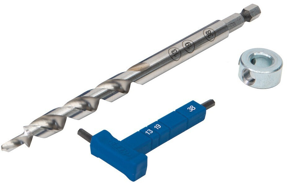 Kreg Easy-Set Drill Bit with Stop Collar & Gauge/Hex Wrench (KPHA308)