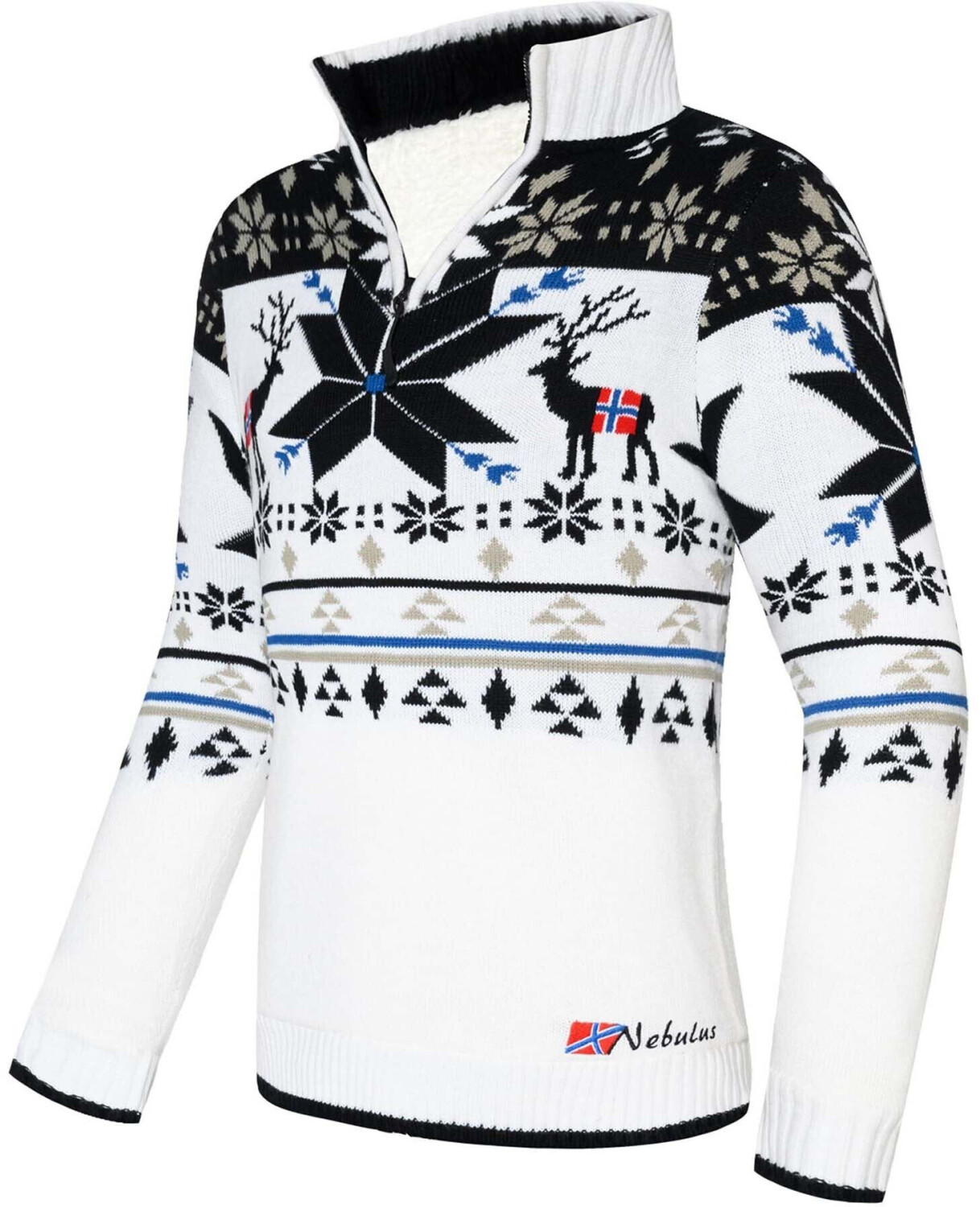 Nebulus Pullover FRIA Man white/black