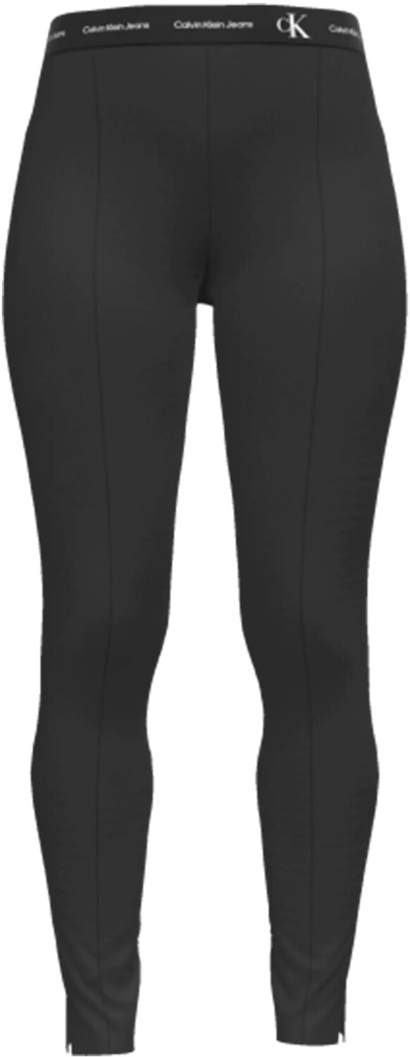 Calvin Klein Logo Elastic Milano Leggings black