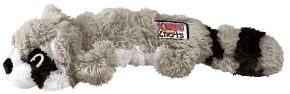 Kong Scrunch Knots Racoon S/M Grey