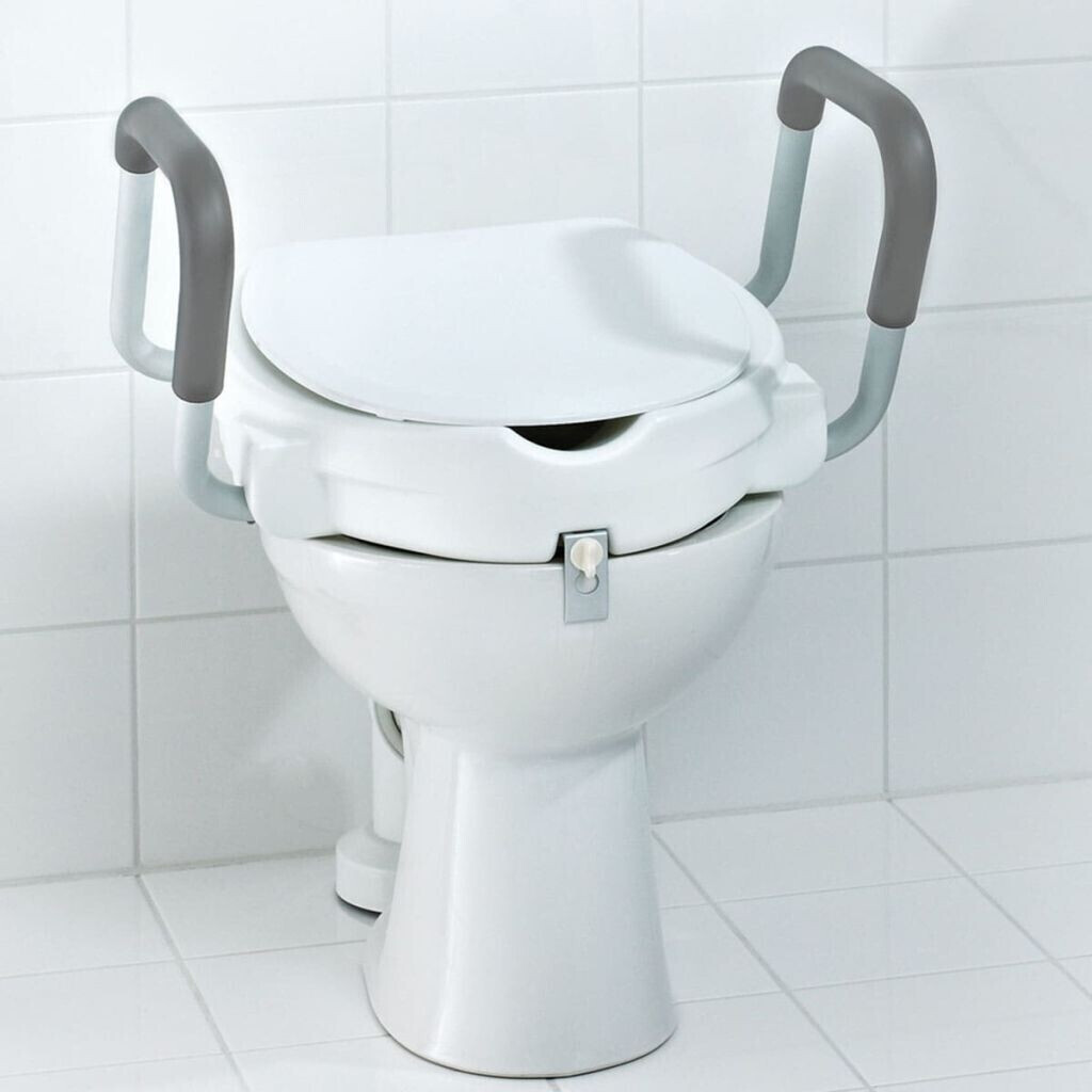 Ridder WC-Sitzerhöhung mit Deckel und Aufstehhilfe weiß ab € 72,95 |  Preisvergleich bei