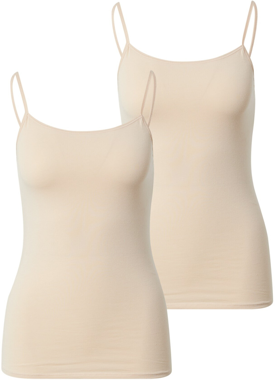 Schiesser 95/5 Spaghetti Top 2-Pack sand