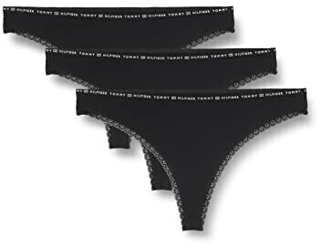 Tommy Hilfiger 3-Pack Floral Lace Thongs (UW0UW02824)