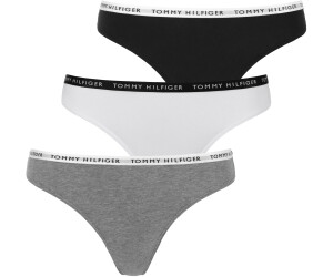 Tommy Hilfiger 3-Pack ab medium grey/white/black € | Waistband (UW0UW02829) 26,99 Logo Thongs Preisvergleich bei