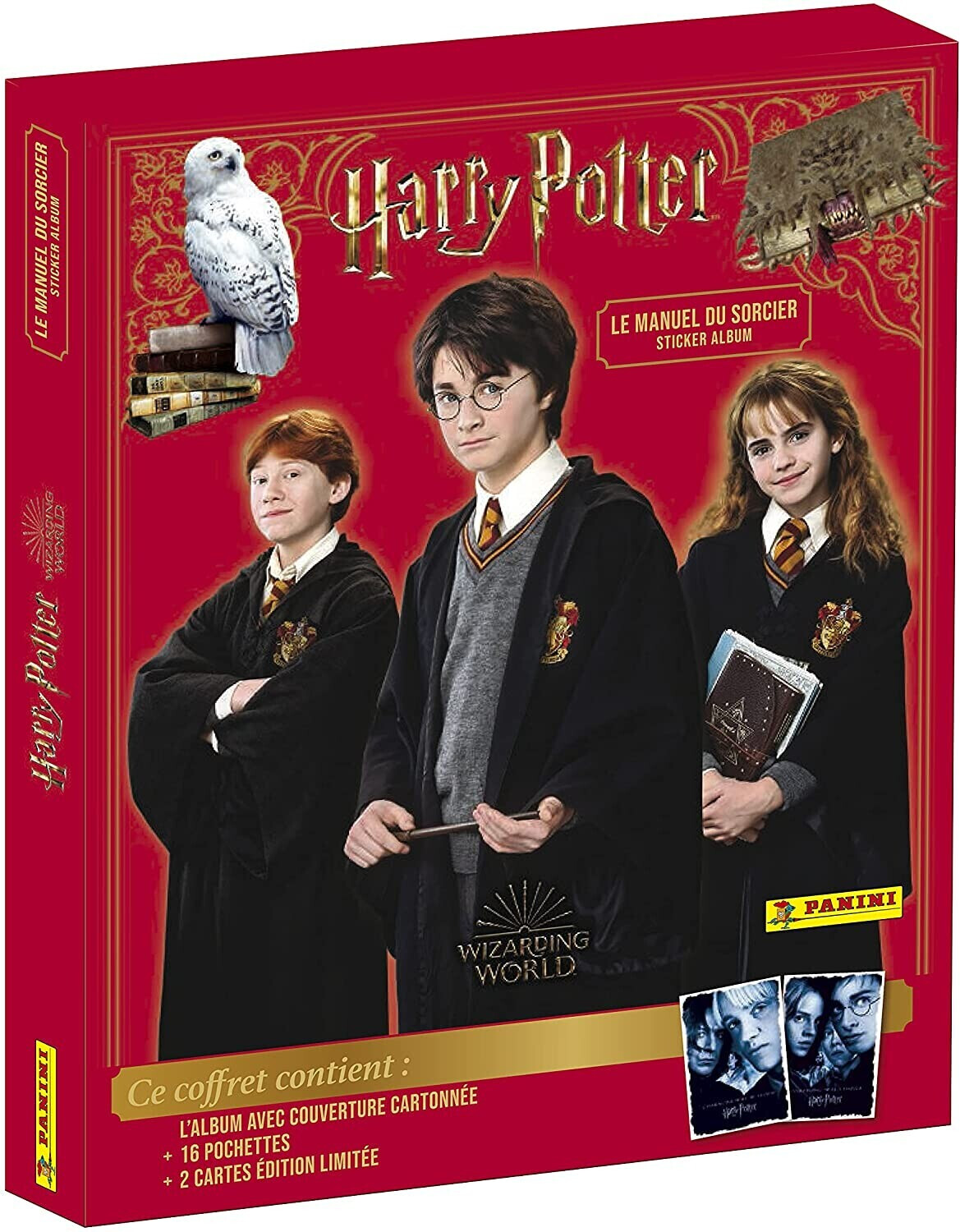 Blister 4 Pochettes + 1 carte en Édition Limitée Harry Potter