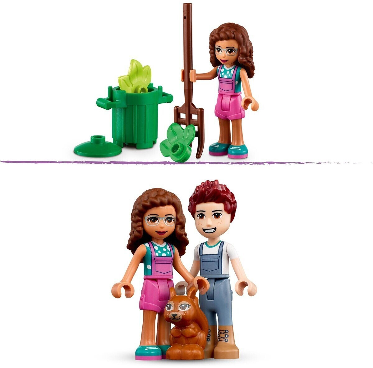 LEGO 41707 Friends Le Camion Planteur d'Arbres, Jouet de Construction  Jardin et Voiture avec Figurines, Set Enfants +6 ans