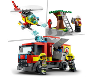 LEGO City 60215 La caserne de Pompiers Jouet pour Enfants de 5 ans