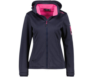 CMP Softshell Jacket Zip Hood Women (39A5006M) b.blue melange/purple fluo  ab 51,49 € | Preisvergleich bei